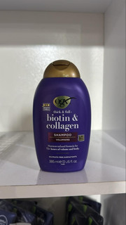 💜 شامپو حجمدهنده و تقویتکننده OGX Biotin & Collagen – حاوی بیوتین و کلاژن (385 میلیلیتر)